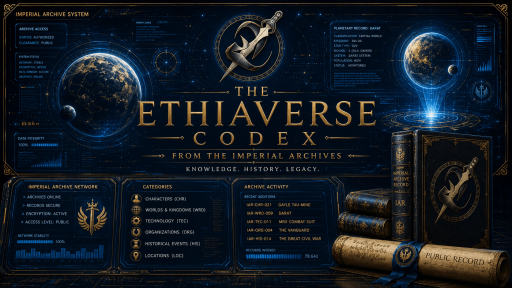 The EthiaVerse Codex image